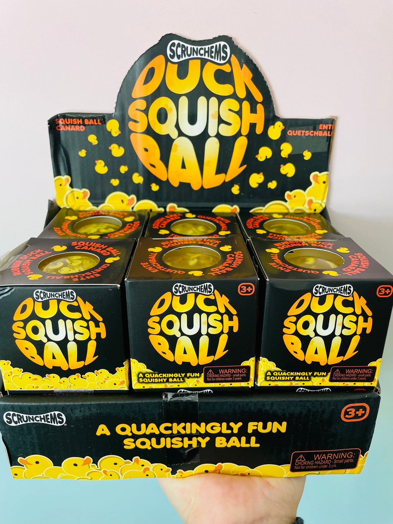 🦆💛 Scrunchems Duck Squish Ball | Duck-Themed Sensory Fidget Toy