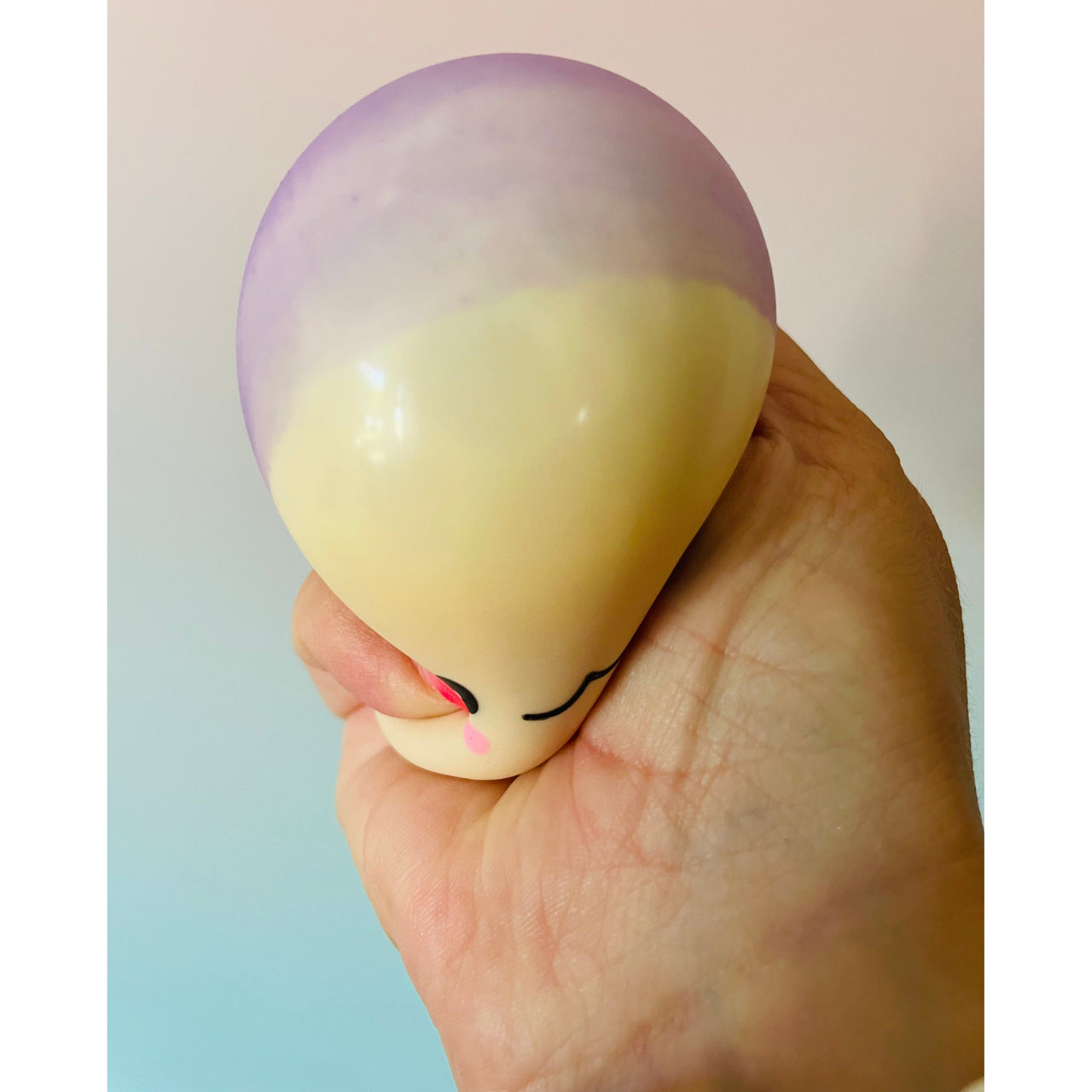 Mushi-Pals Purple Mushroom Squishy sensory stress relief fidget toy