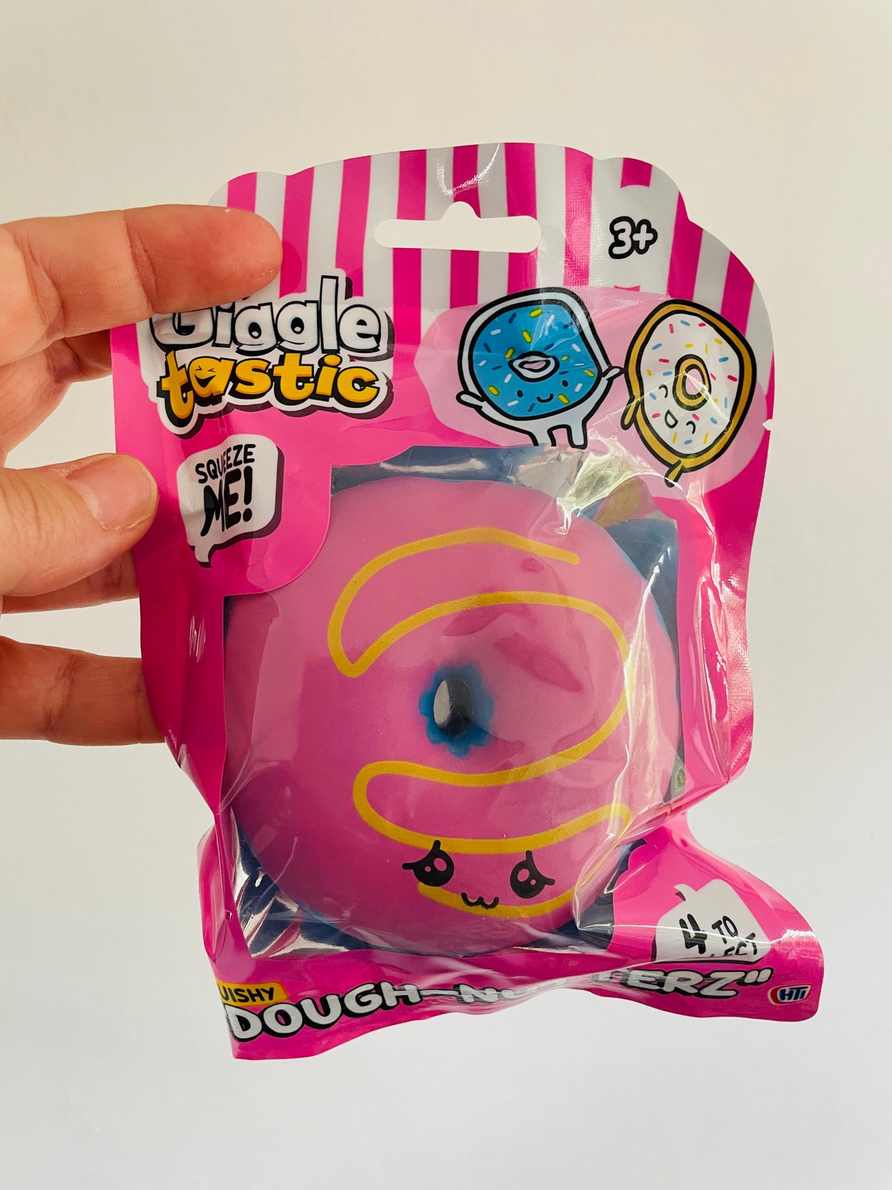 🍩🩷💙 Pink & Blue Dough-Nutterz Squishy Donut Toy
