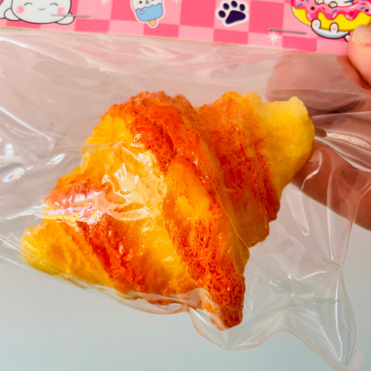 Breakfast Squishy Croissant soft sensory fidget toy