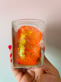 Keycraft Orange Sparkly Squishy Capybara Glitter Sensory Fidget Toy