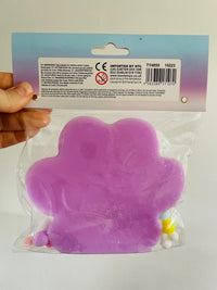 🐾💜 Lilac Taba Feel Fluffy Cat Paw Squishy Toy ✨