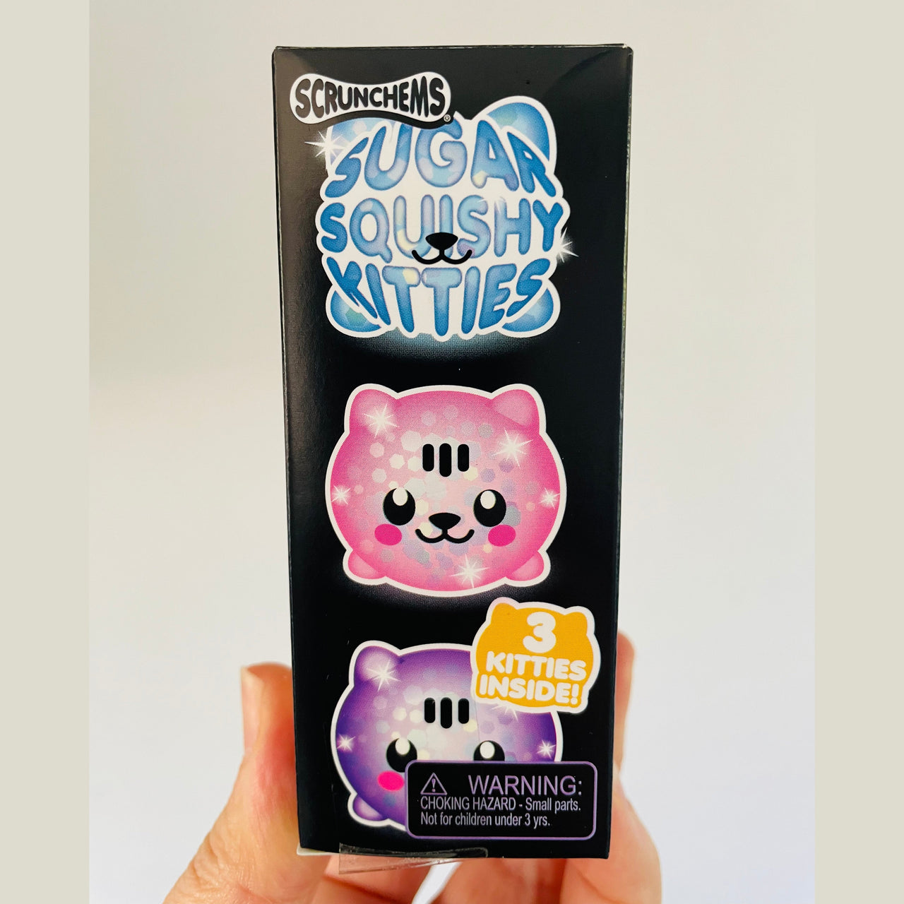 🐱✨ Scrunchems Diddy Sugar Squishy Kitties – 3 Pack