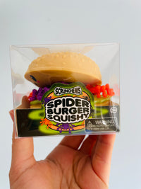 🕷️🍔 Scrunchems Spooky Spider Burger Squishy Toy