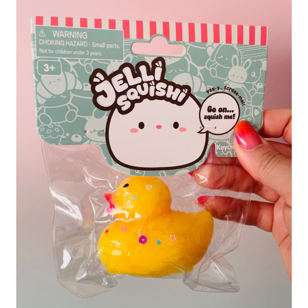 Jelli Squishy Pets Taba Yellow Duck Squishy by Keycraft UK