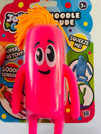 🍜🩷 Pink Noodle Dude Sensory Toy