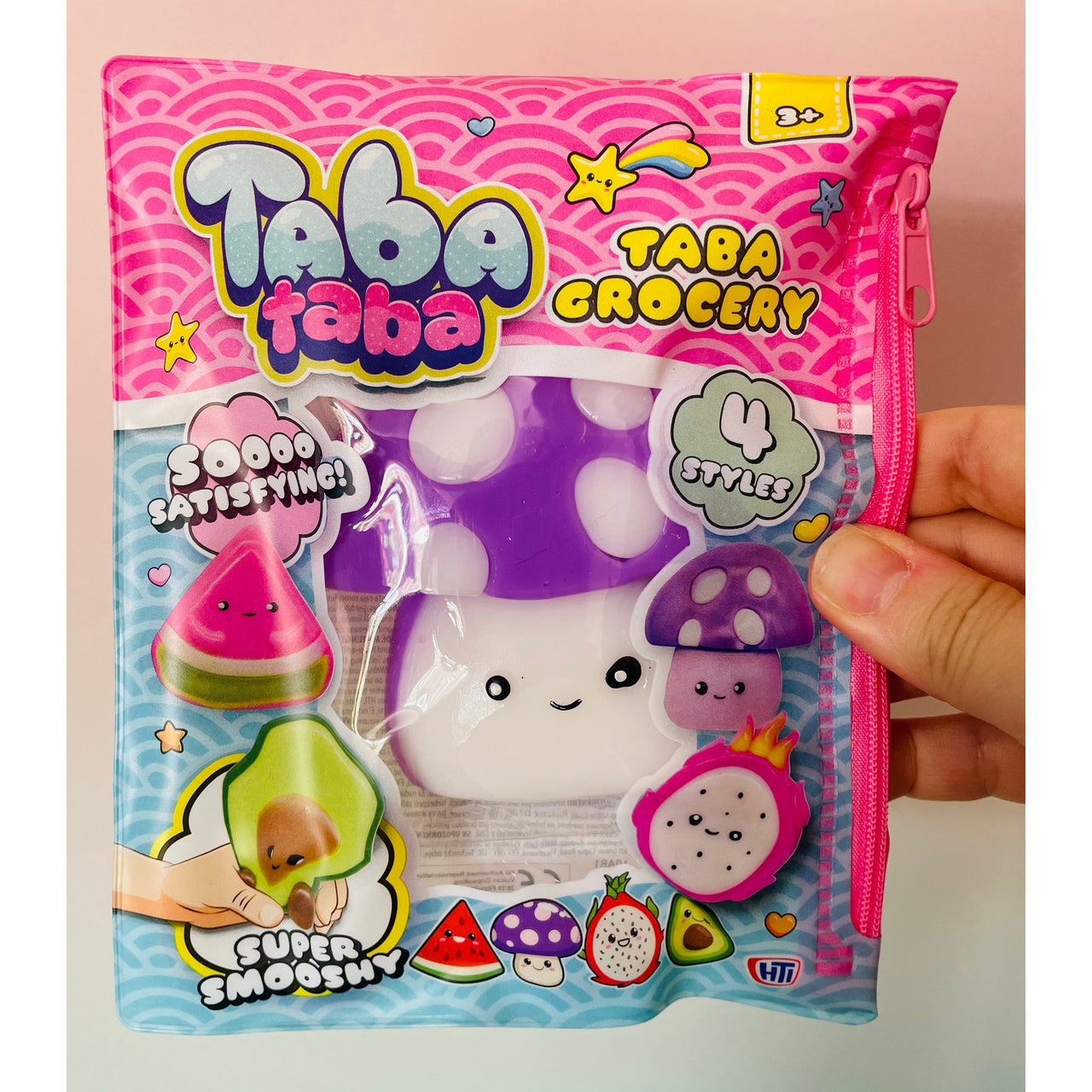 🍄🤎 Mushroom Taba Squishy | Super Sticky Grocery Series Sensory Fidget Toy ✨
