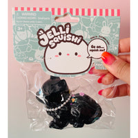 Jelli Squishy Pets Taba Black Cat Squishy Toy by Keycraft UK
