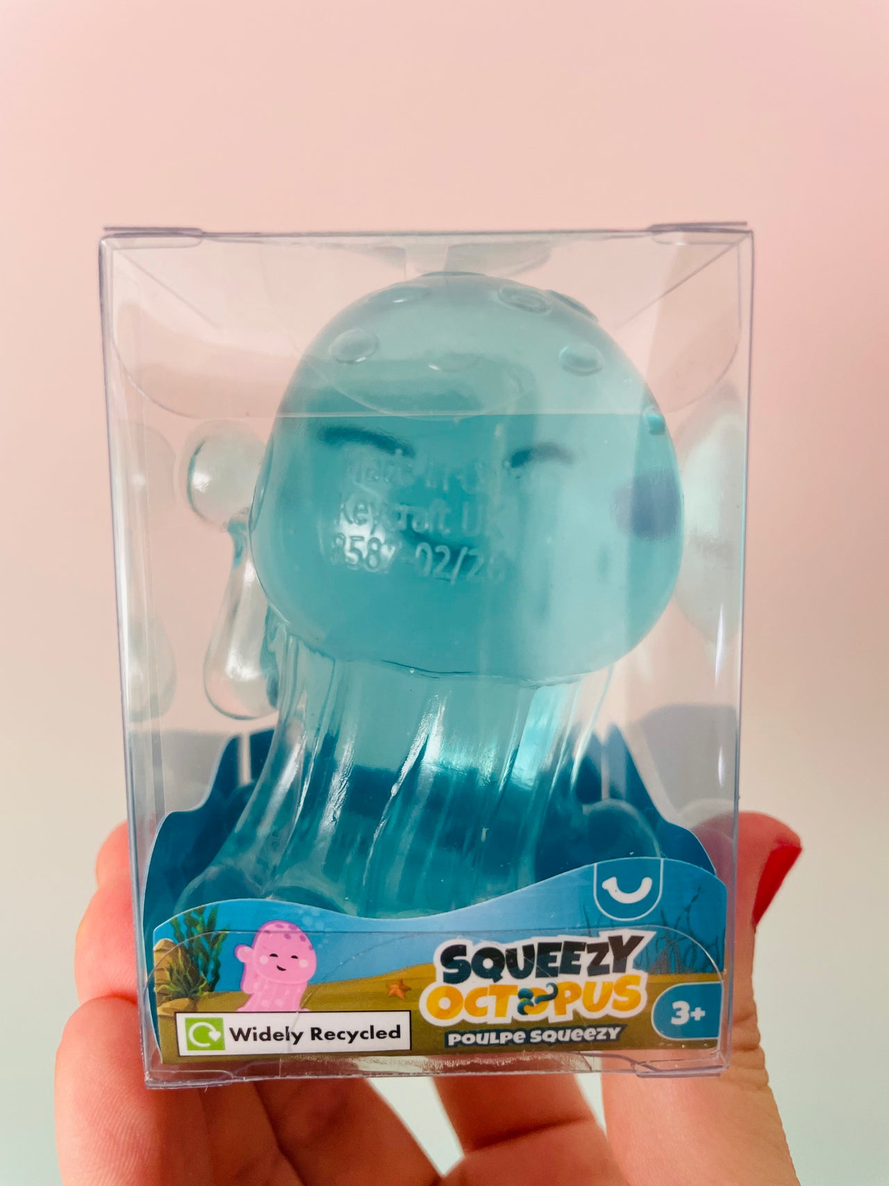 💙🐙 Blue Squeezy Gel Octopus | Soft Gel-Filled Sensory Stress Relief Fidget Toy ✨