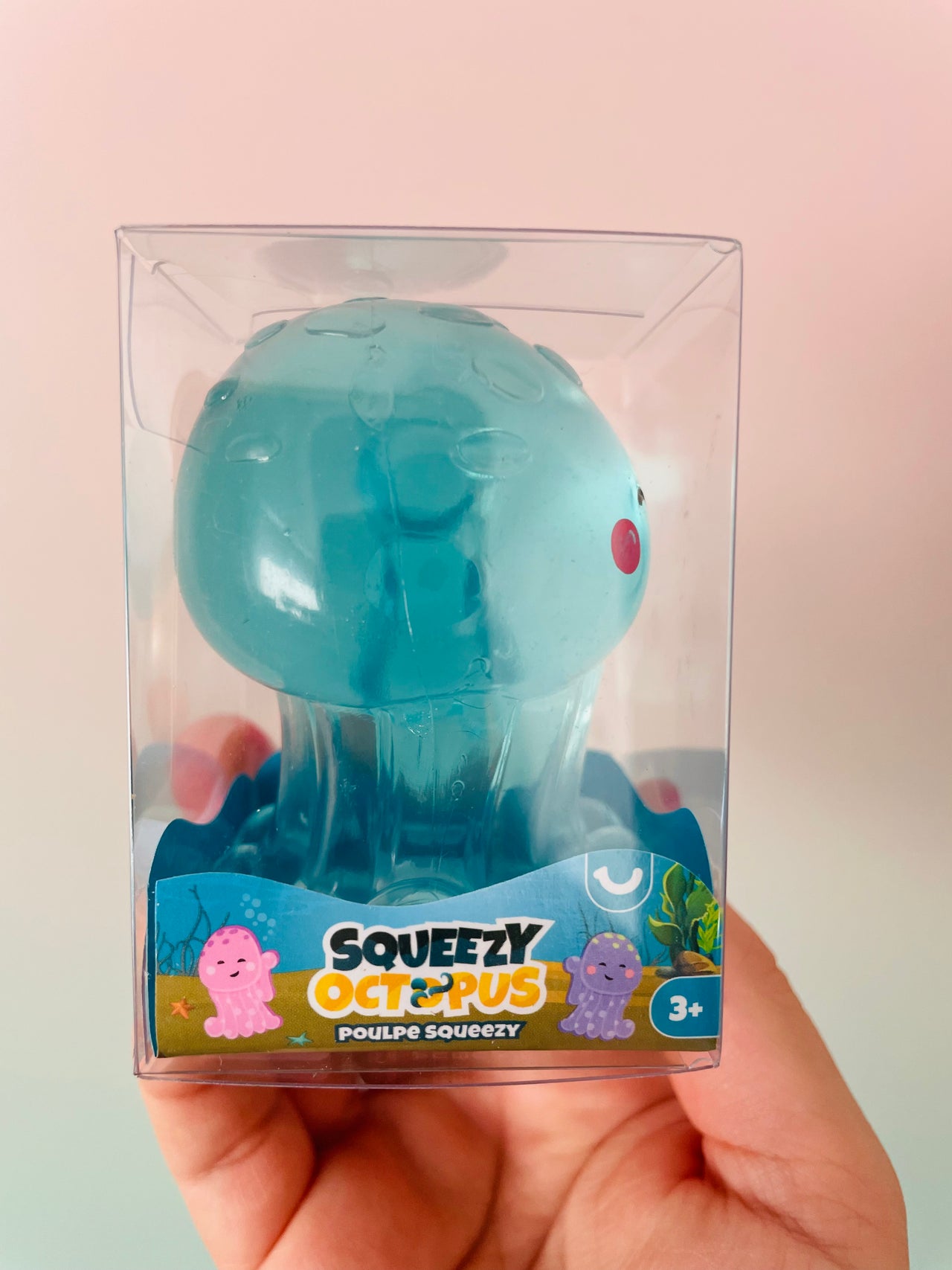 💙🐙 Blue Squeezy Gel Octopus | Soft Gel-Filled Sensory Stress Relief Fidget Toy ✨