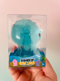 💙🐙 Blue Squeezy Gel Octopus | Soft Gel-Filled Sensory Stress Relief Fidget Toy ✨