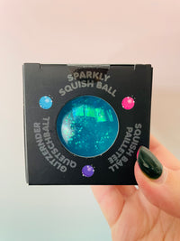 ✨🩷 Scrunchems Sparkly Squish Ball | Glitter Sensory Fidget Toy