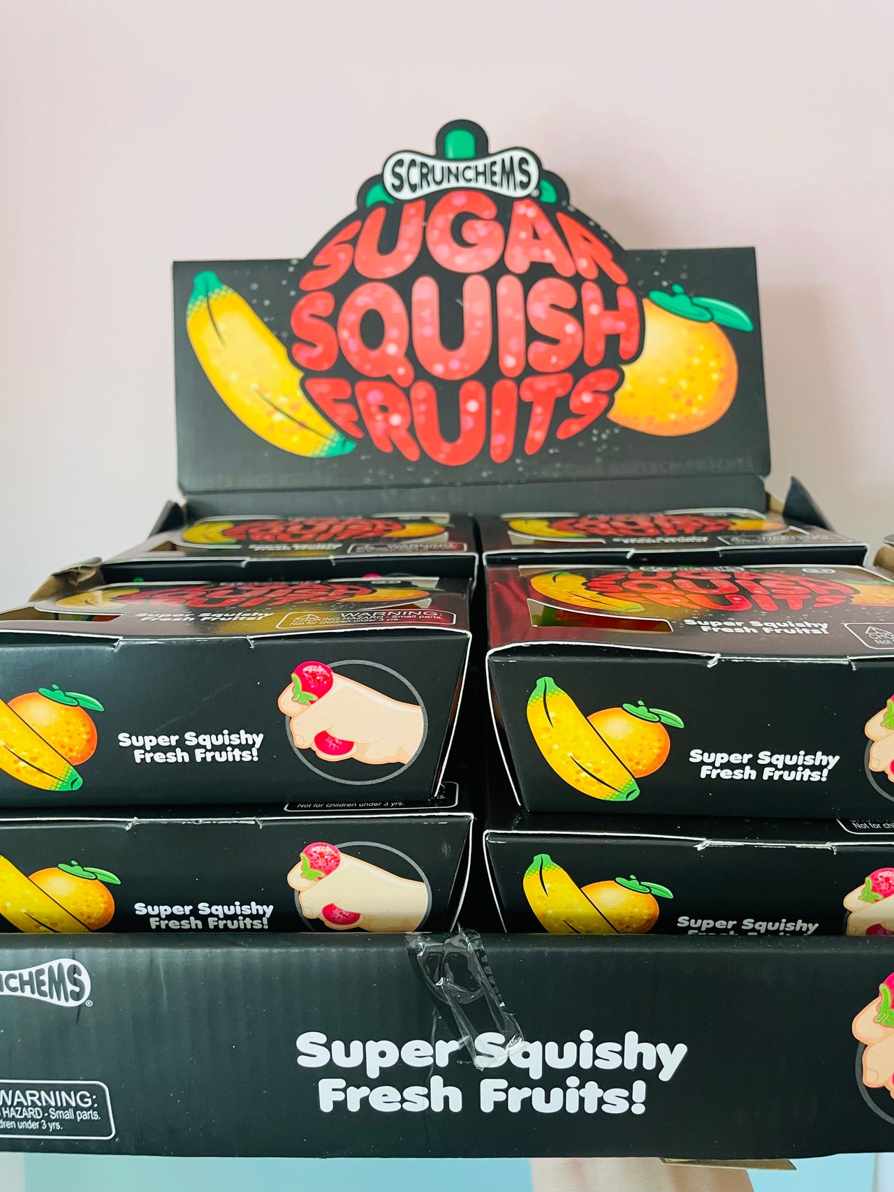 🍓🍌🍊 Scrunchems Sugar Squish Fruits | Fruity Sensory Squishy 3-Pack ✨