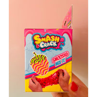 Red Strawberry Smash Crack Fruit crunchy sensory fidget toy