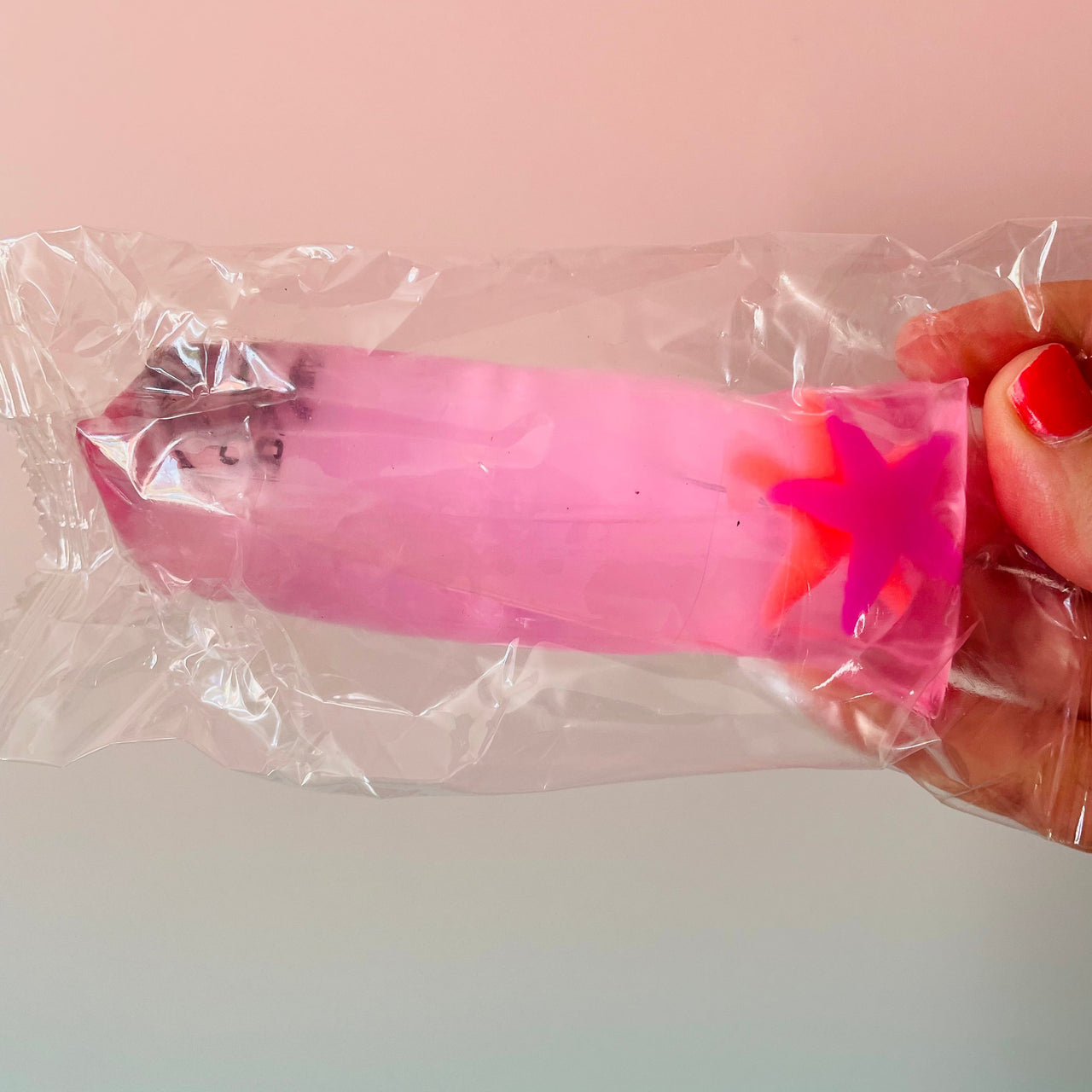 Pink Seashells Slippery Snake liquid-filled sensory fidget toy