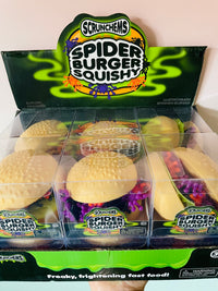 Scrunchems Spooky Spider Burger Squishy Toy