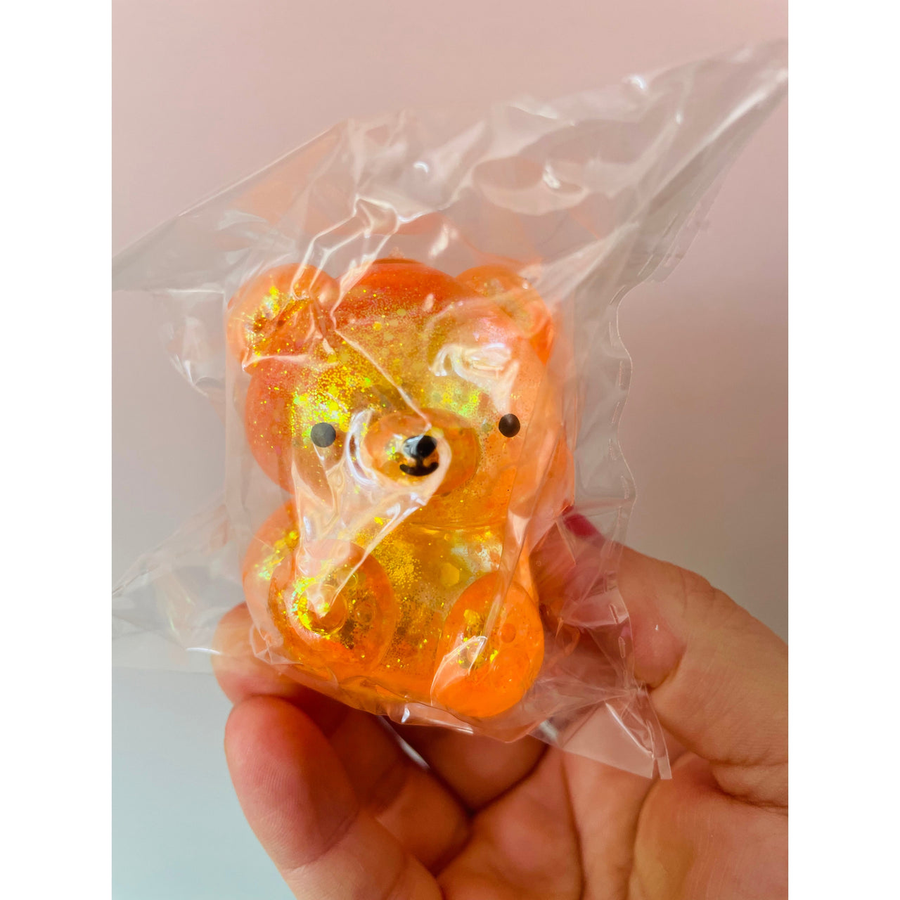 Sugar Maltose Squishy Bear slow-rising sensory fidget toy Orange