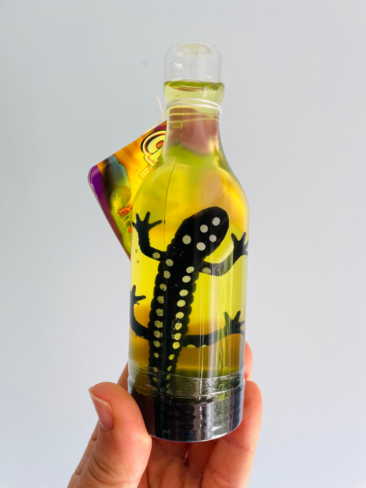 💛🦎 Yellow Lizard Slime Bottle Sensory Toy