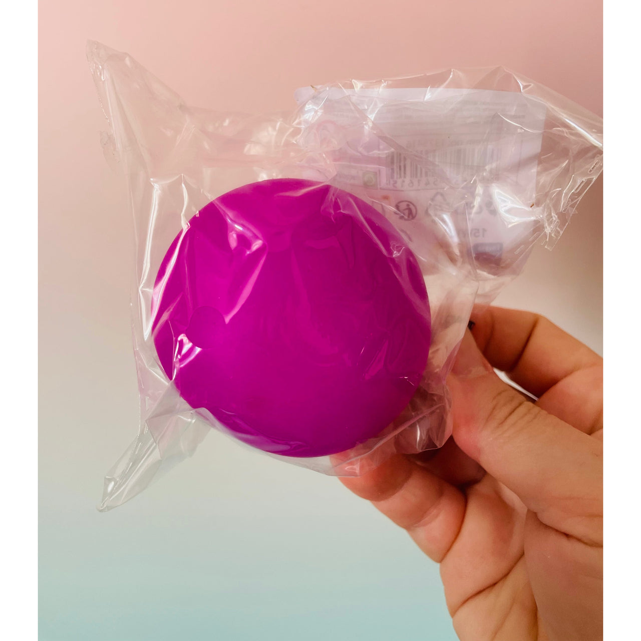 🩷🟣 Neon Super Squish Ball | Purple Stress Relief Sensory Fidget Toy ✨