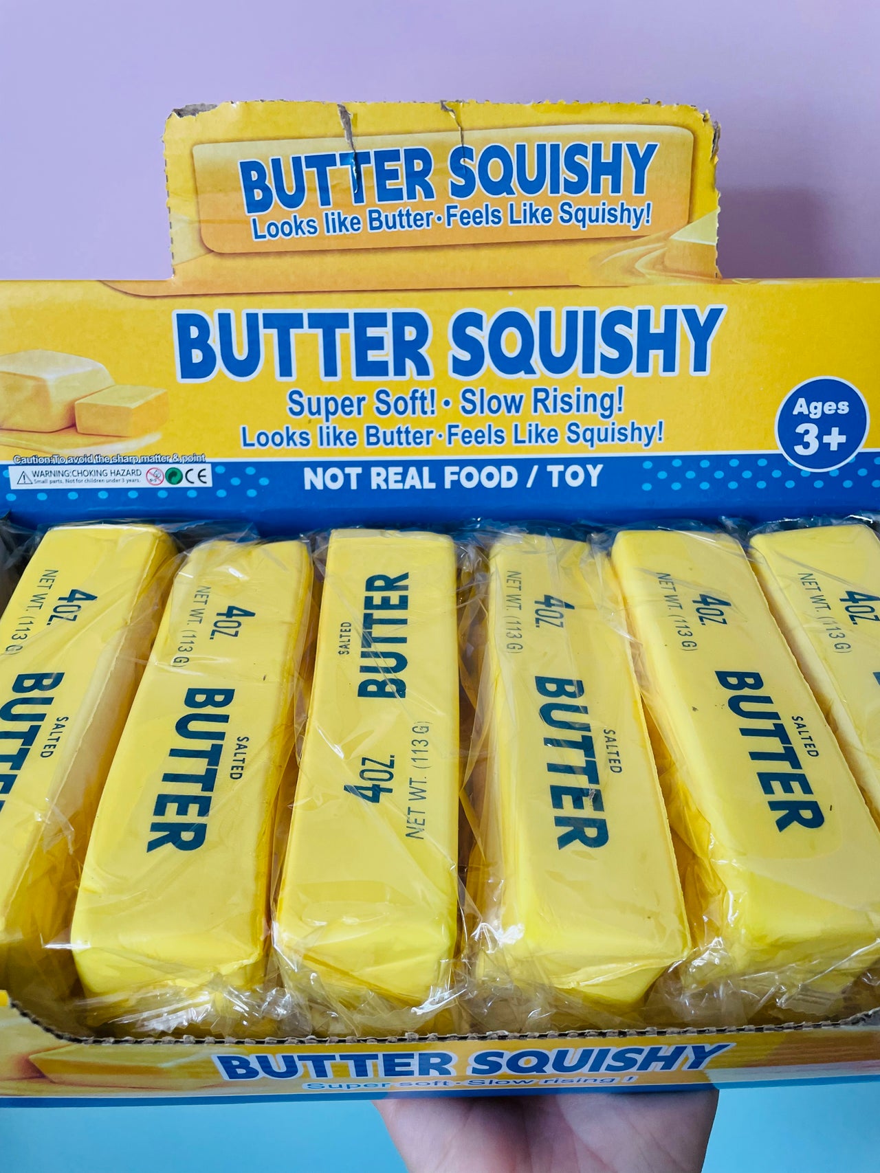 🧈💛 Salted Butter Squishy 113g | Viral Slow Rising Sensory Fidget Toy ✨