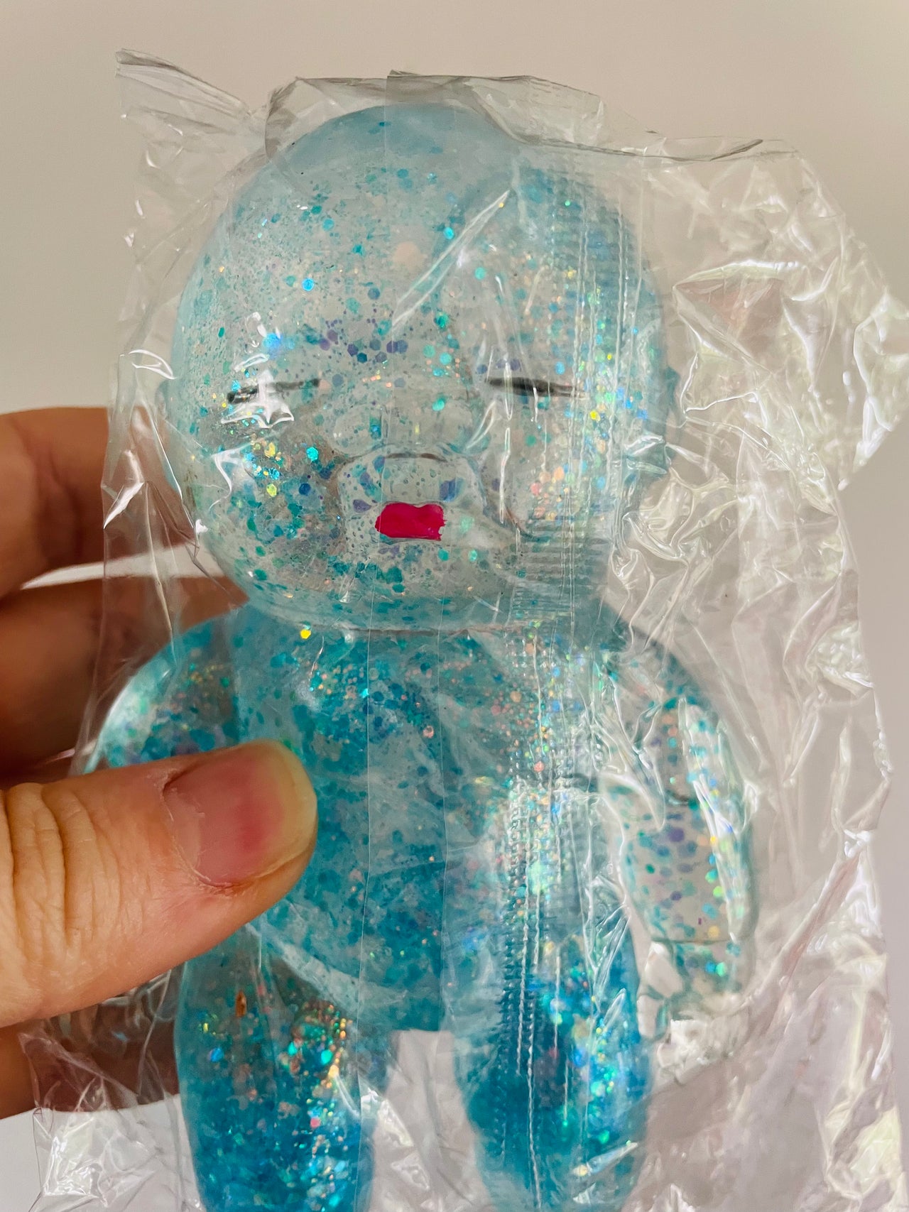 💙✨ Blue Glitter Squishy Baby Sensory Toy ✨👶