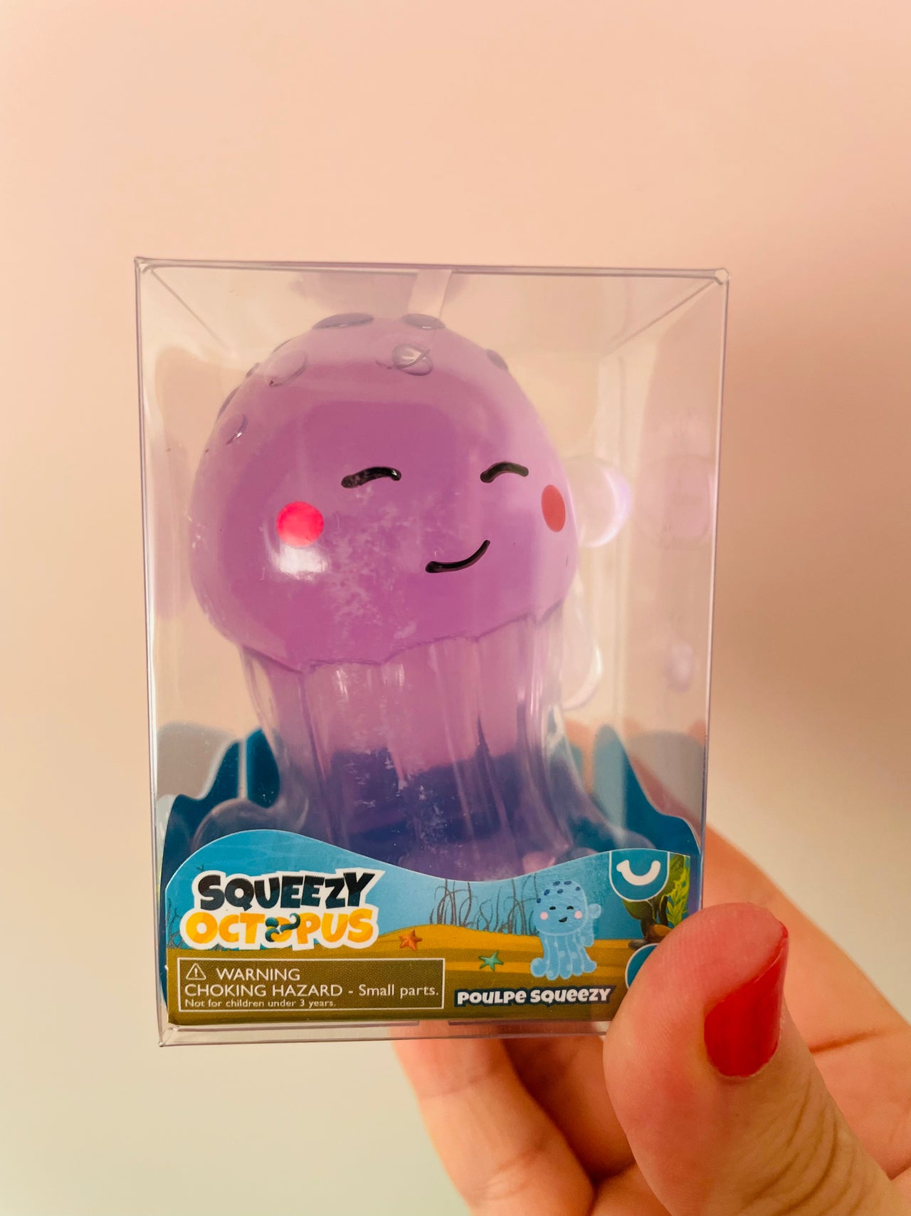 💜🐙 Lilac Squeezy Gel Octopus | Soft Gel-Filled Sensory Stress Relief Fidget Toy ✨