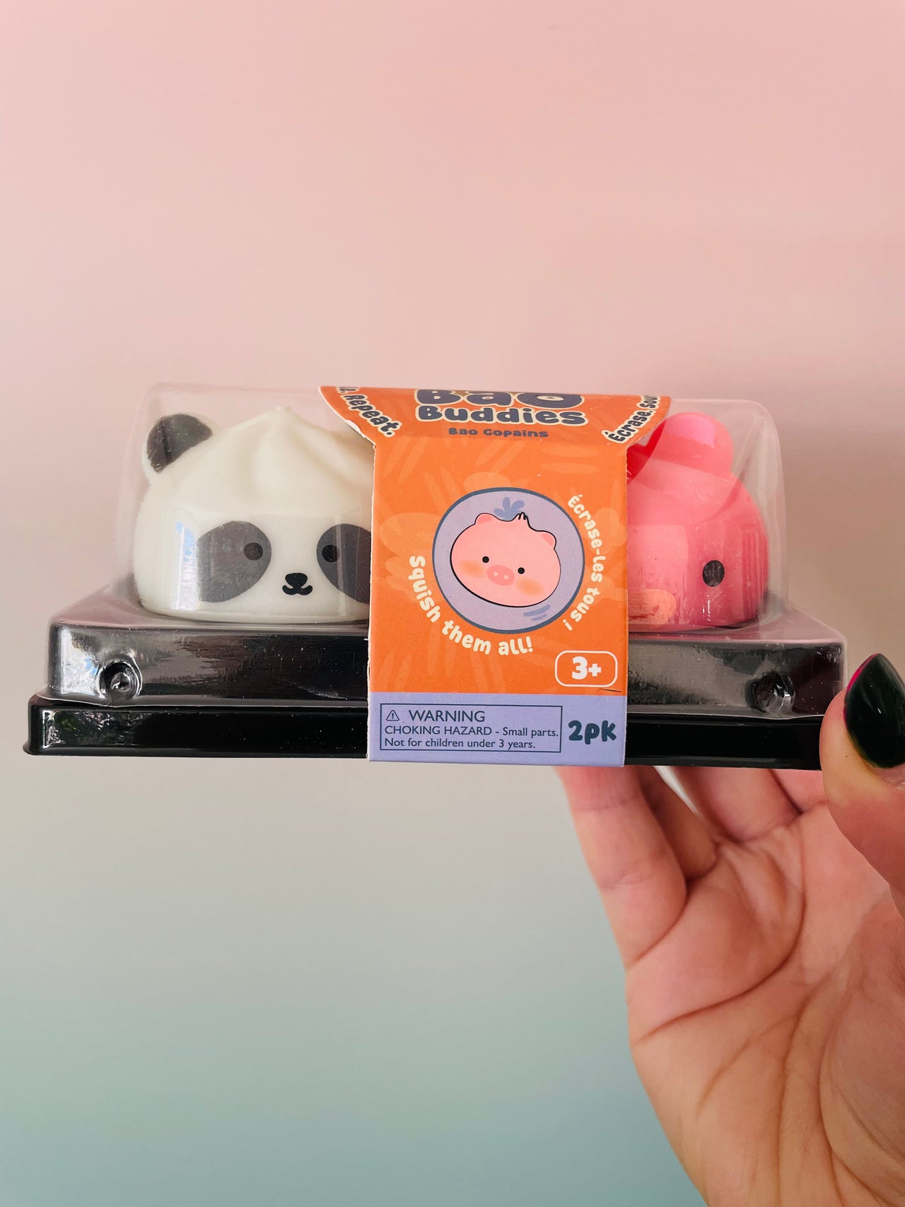🥟🐷🐼 Bao Buddies 2-Pack | Pig & Panda Squishy Sensory Fidget Toys