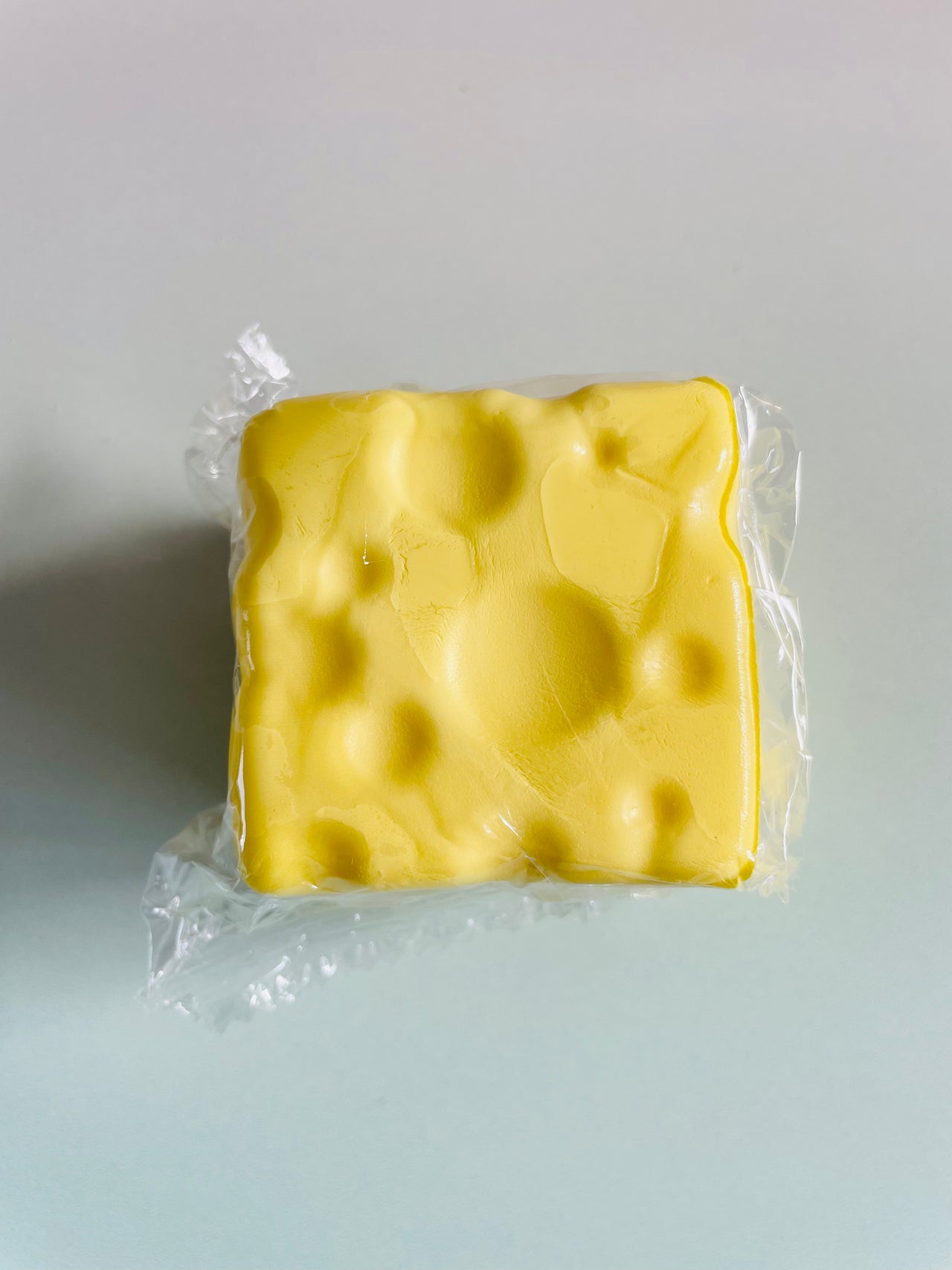 🧀✨ Slow Rise Squishy Cheese – 5cm Kawaii Sensory Fidget Toy ✨🧀