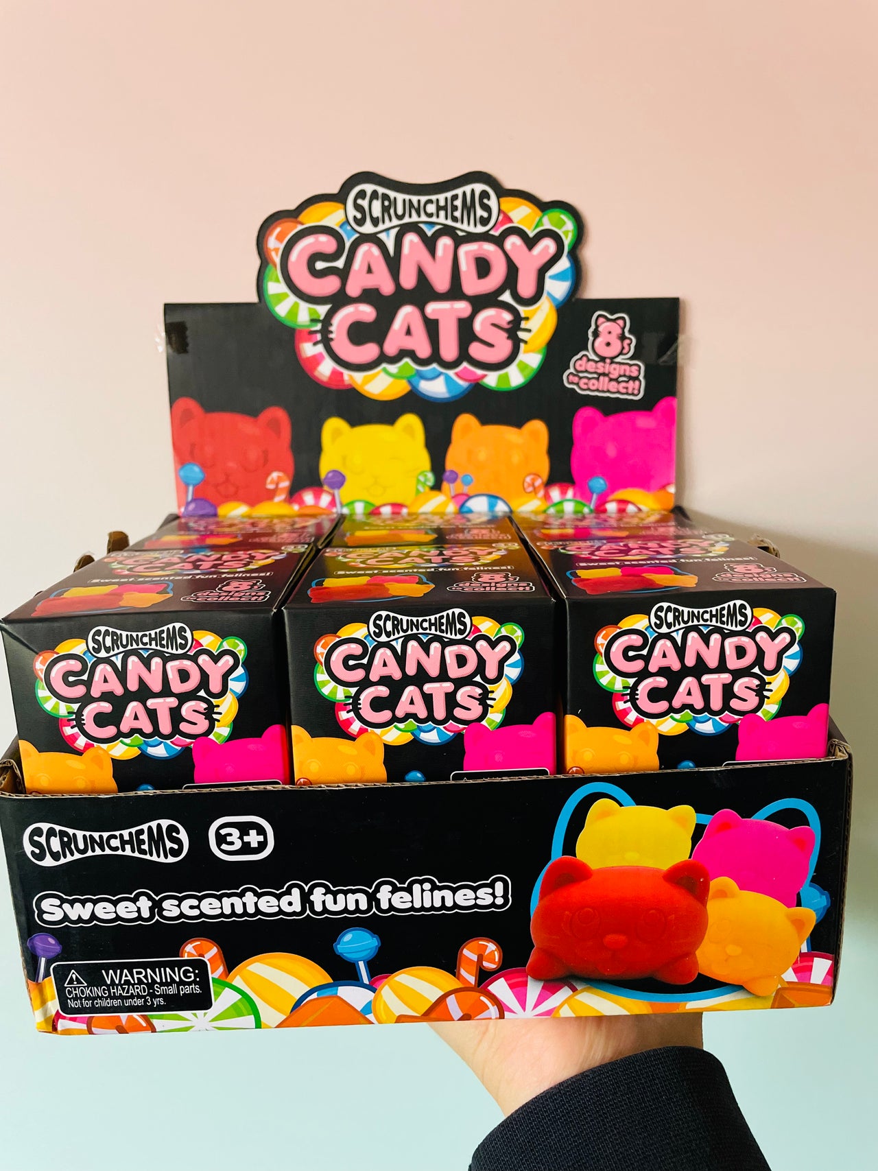 Scrunchems Candy Cat - Scented Cat Squishy Toy