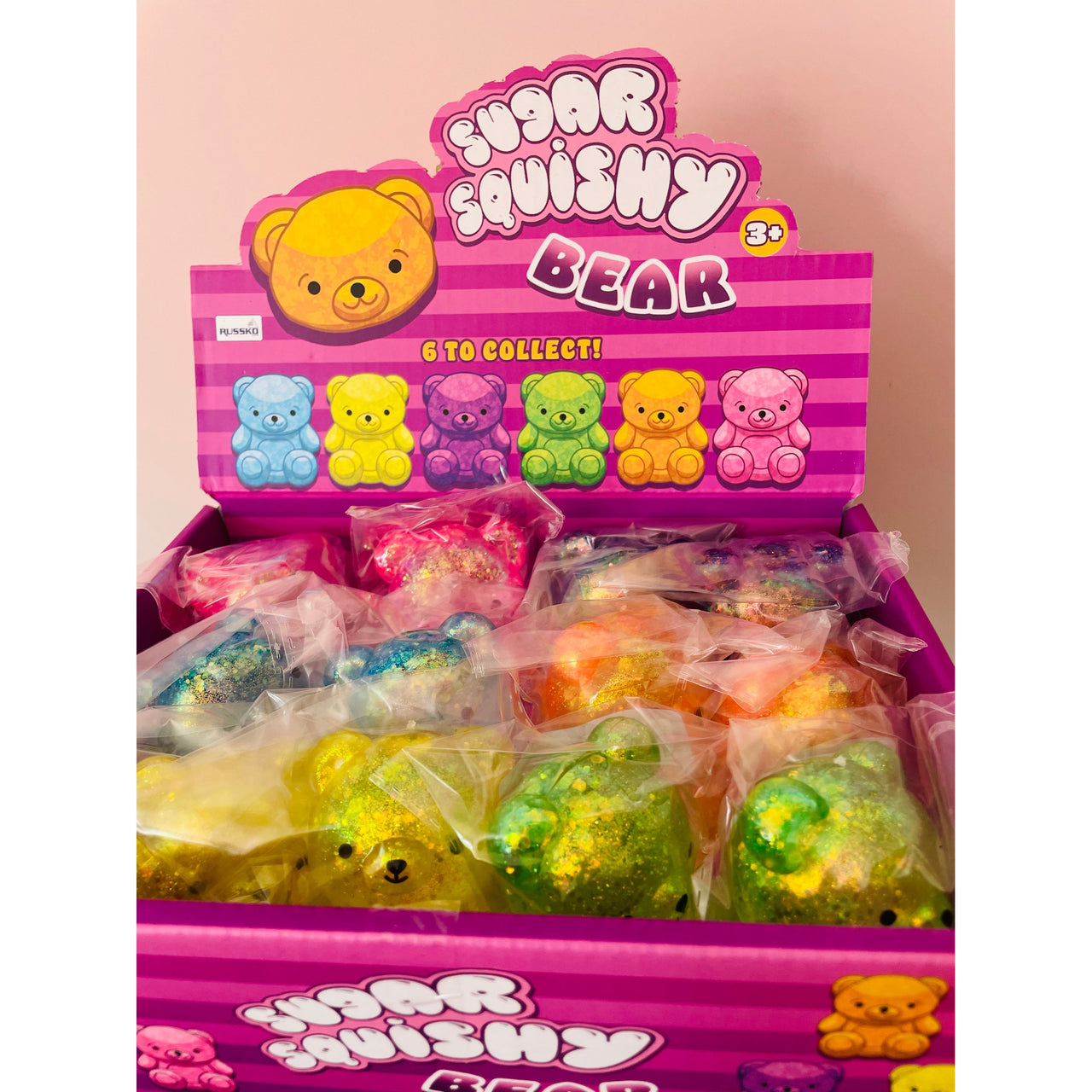 Sugar Maltose Squishy Bear slow-rising sensory fidget toy