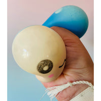 Mushi-Pals Blue Mushroom Squishy sensory stress relief fidget toy