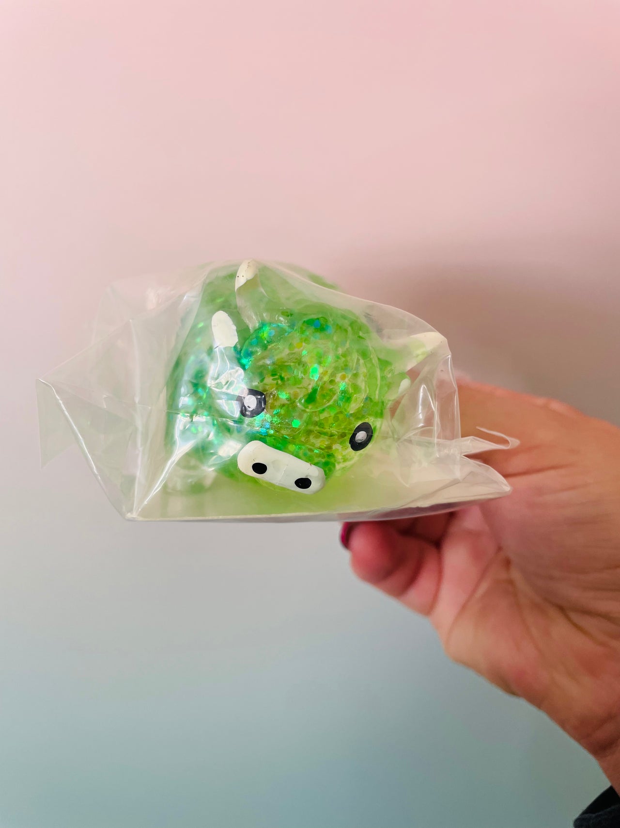 🐮✨ Sugar Highland Cow Squishy | Sugar-Filled Sensory Toy