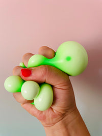 💚🟢 Neon Super Squish Ball | Green Stress Relief Sensory Fidget Toy ✨