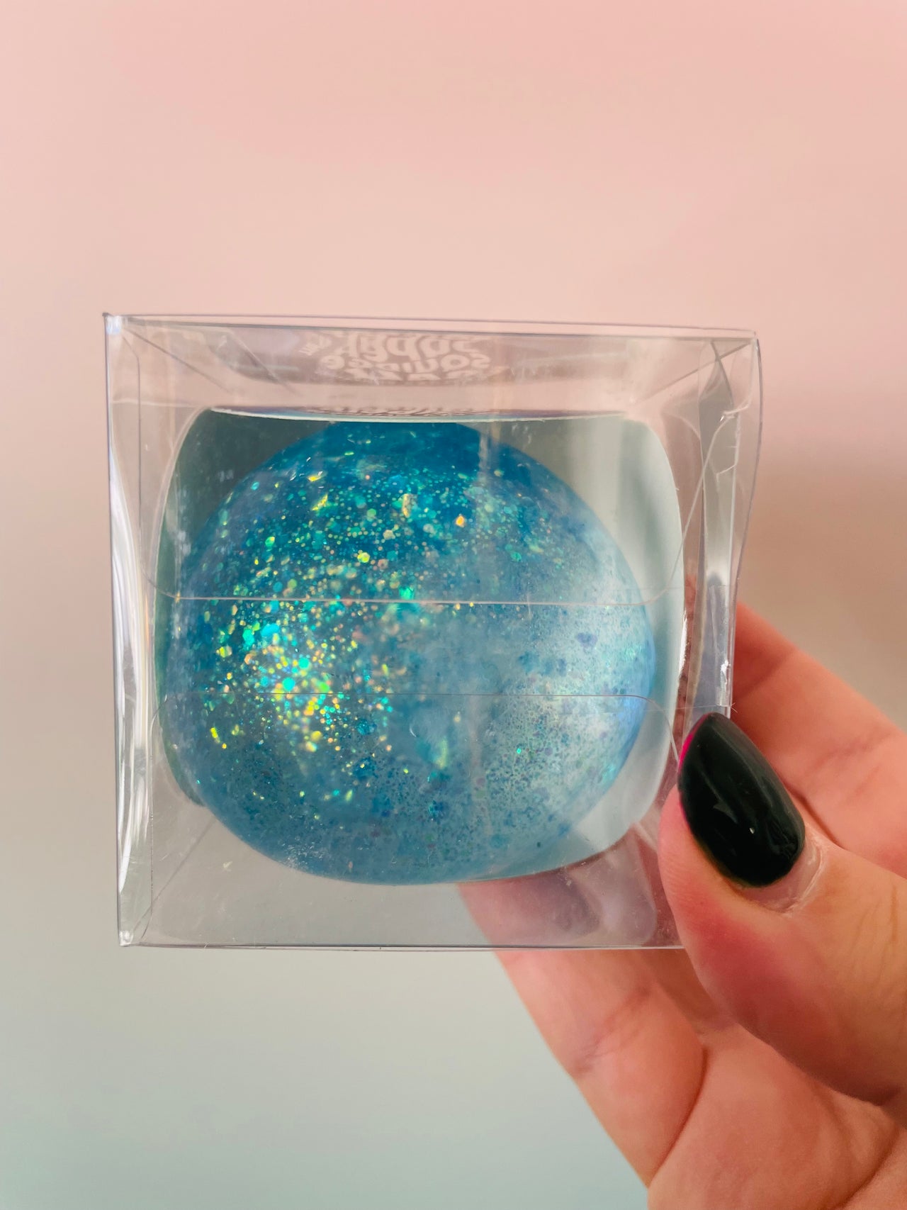 🌌✨ Galaxy Super Squidge Ball | Glittery Sensory Fidget Toy