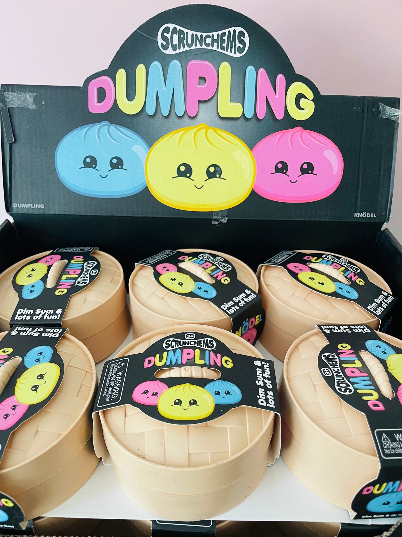 🥟💖 Scrunchems Dumpling Squishy | Soft Sensory Stress Relief Fidget Toy ✨