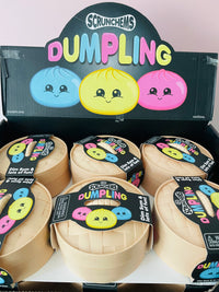 🥟💖 Scrunchems Dumpling Squishy | Soft Sensory Stress Relief Fidget Toy ✨