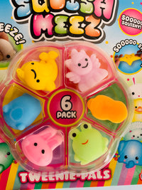 💖✨ Tweenie Pals Mini Squishy Friends – 6 Pack Assorted