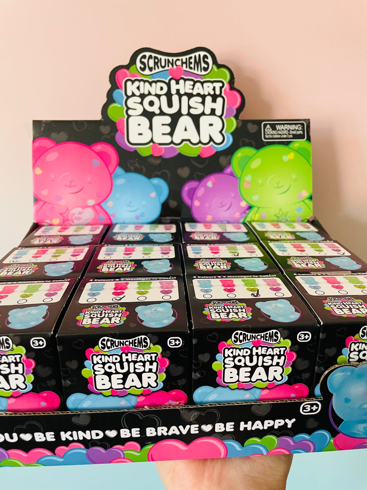Scrunchems Kind Heart Squish Bear sugar gel sensory fidget toy