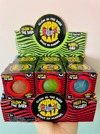 🌌✨ Glow in the Dark Super Squidge Ball | Sensory Fidget Toy