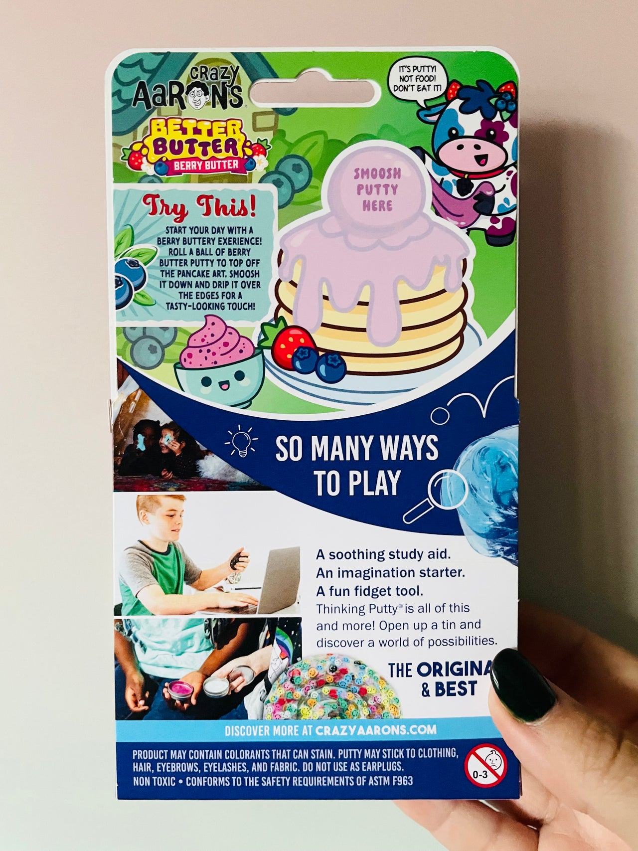 Crazy Aaron's Better Butter Berry Thinking Putty - Berry-Scented Putty