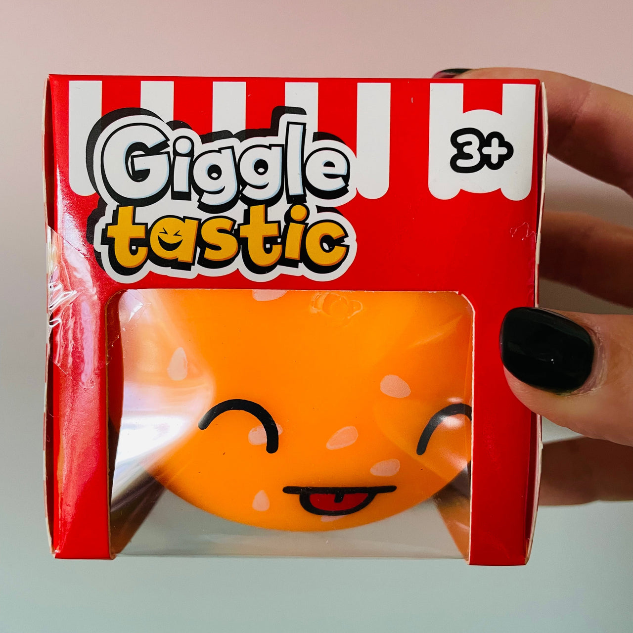 Mega Munch Tongue Out Burger Squishy sensory toy UK