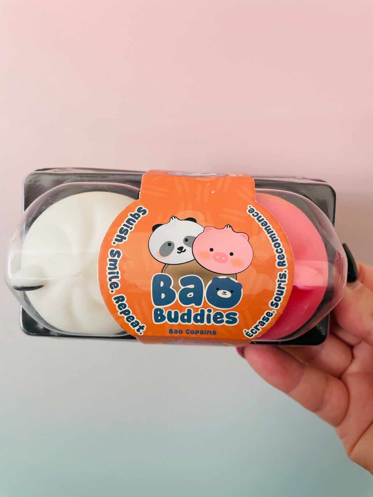 🥟🐷🐼 Bao Buddies 2-Pack | Pig & Panda Squishy Sensory Fidget Toys