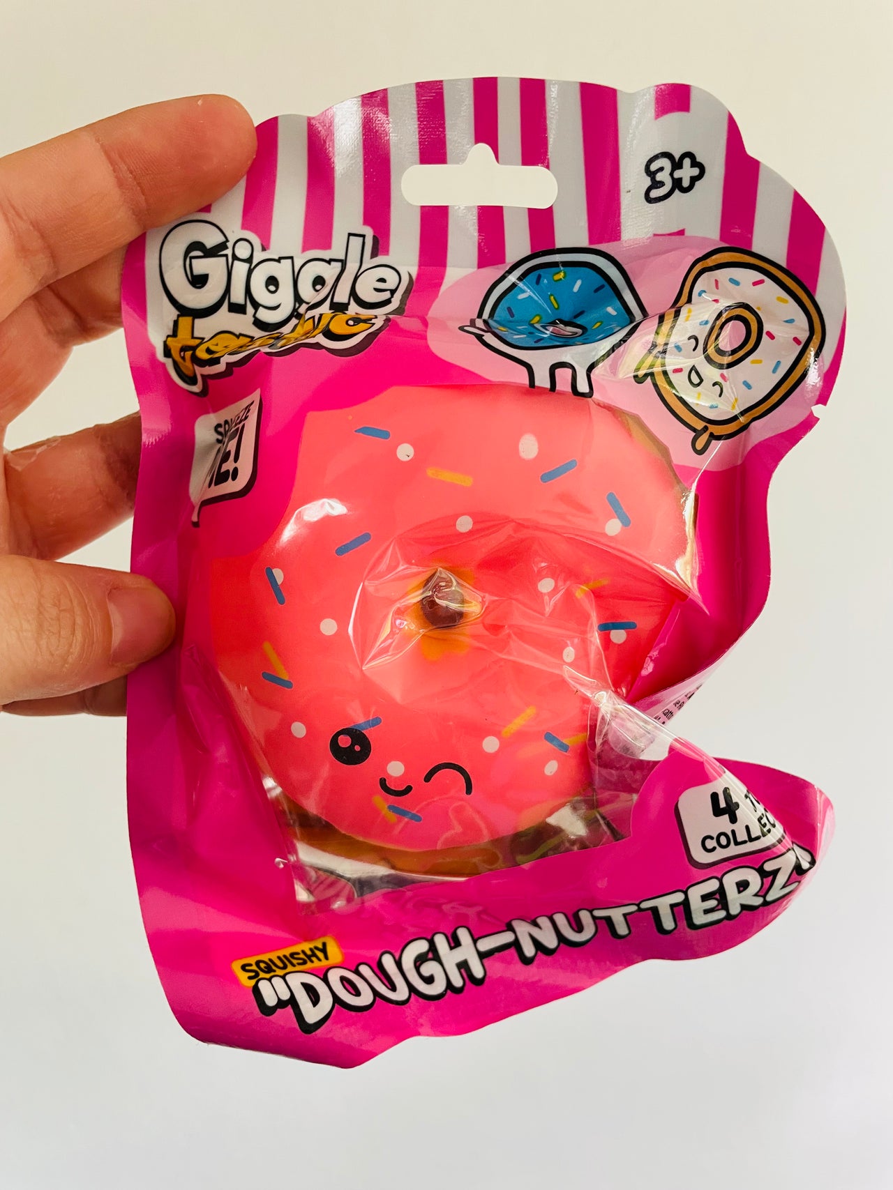 🍩💖 Bright Pink Dough-Nutterz Squishy Donut Toy