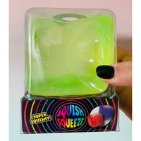 Green Mega Cube Squishy slow rise sensory toy UK