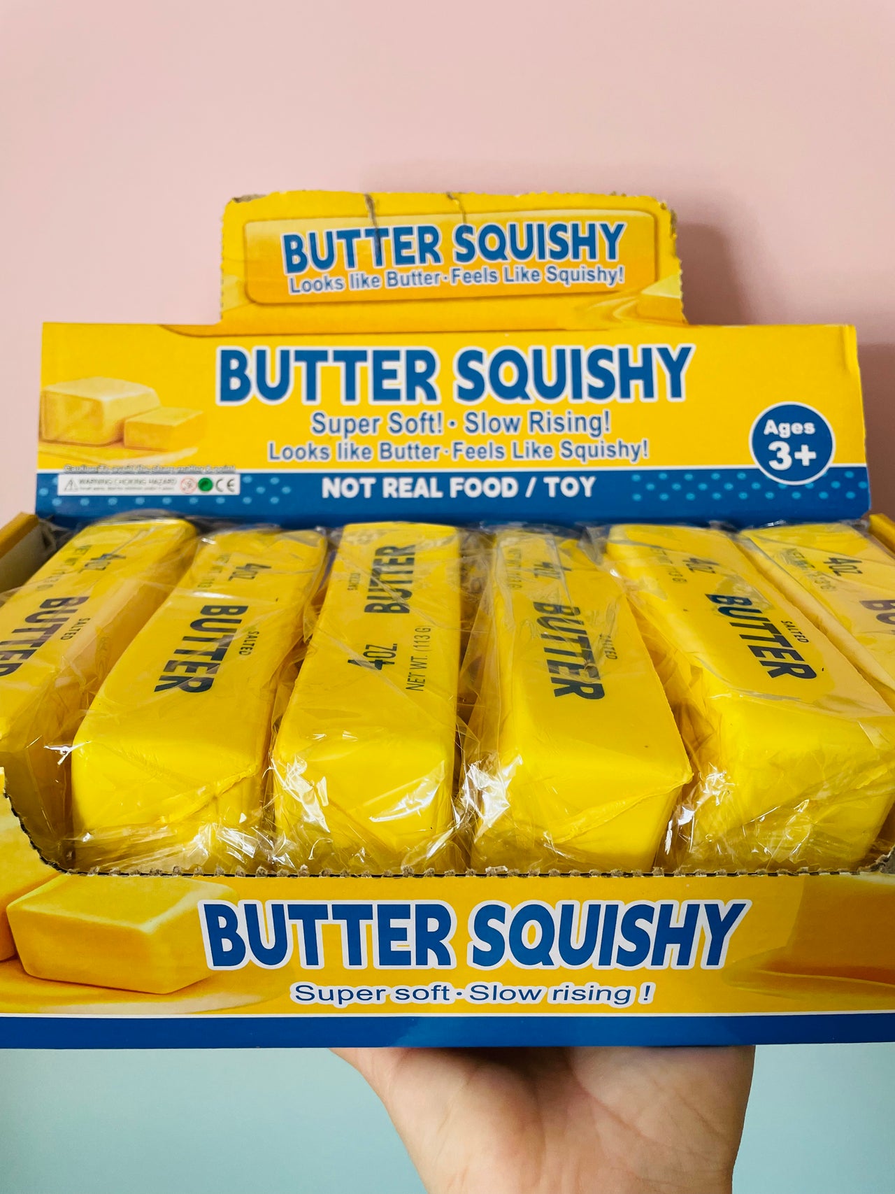 🧈💛 Salted Butter Squishy 113g | Viral Slow Rising Sensory Fidget Toy ✨