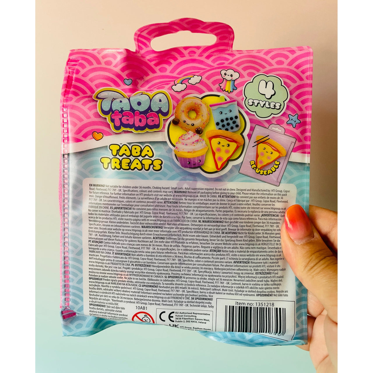 Taba Treats Cupcake Squishy sensory stress relief fidget toy