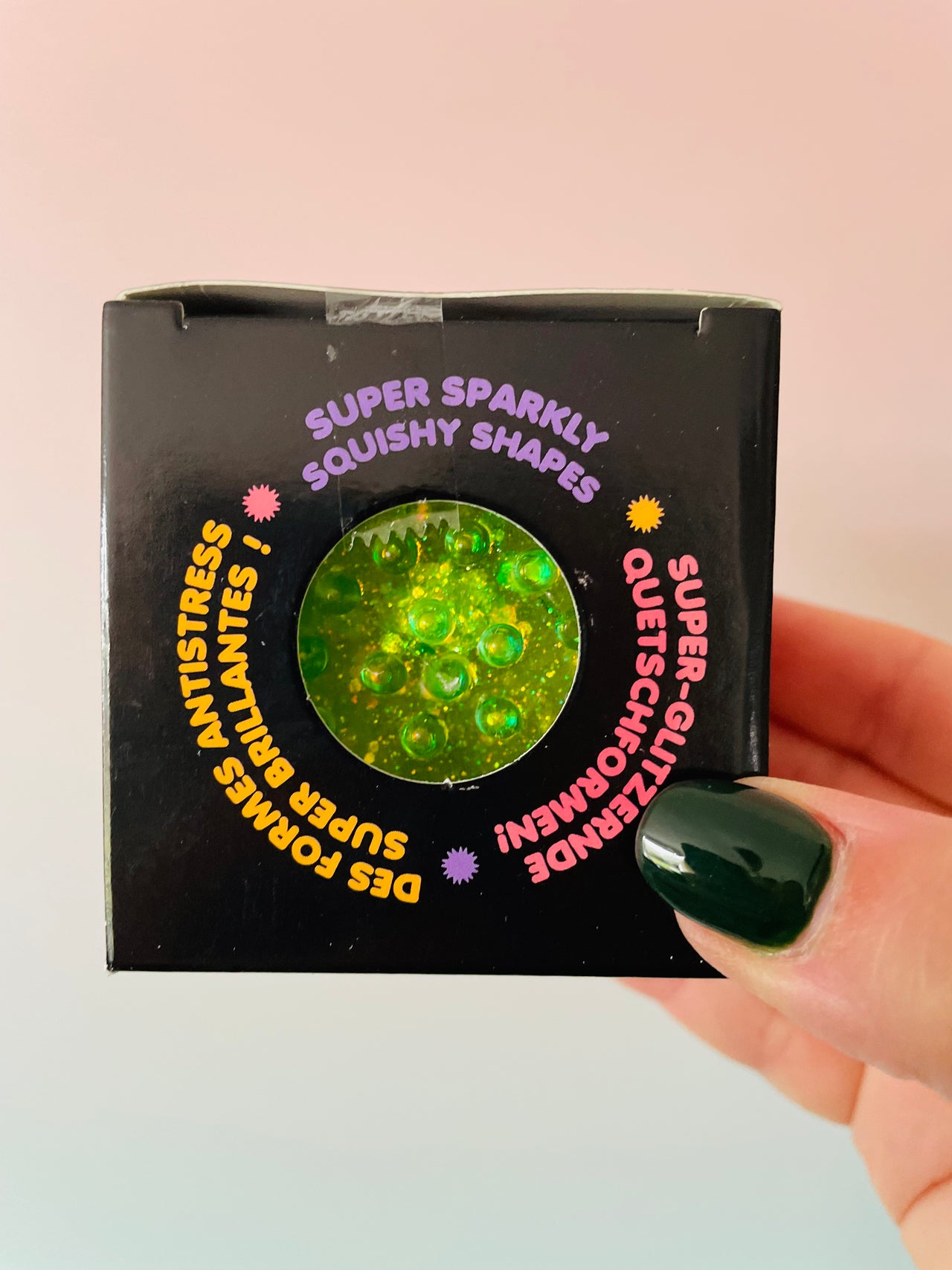 Green Scrunchems Sugar Shapes - Sensory Squishy Toy - Neko Squish Co