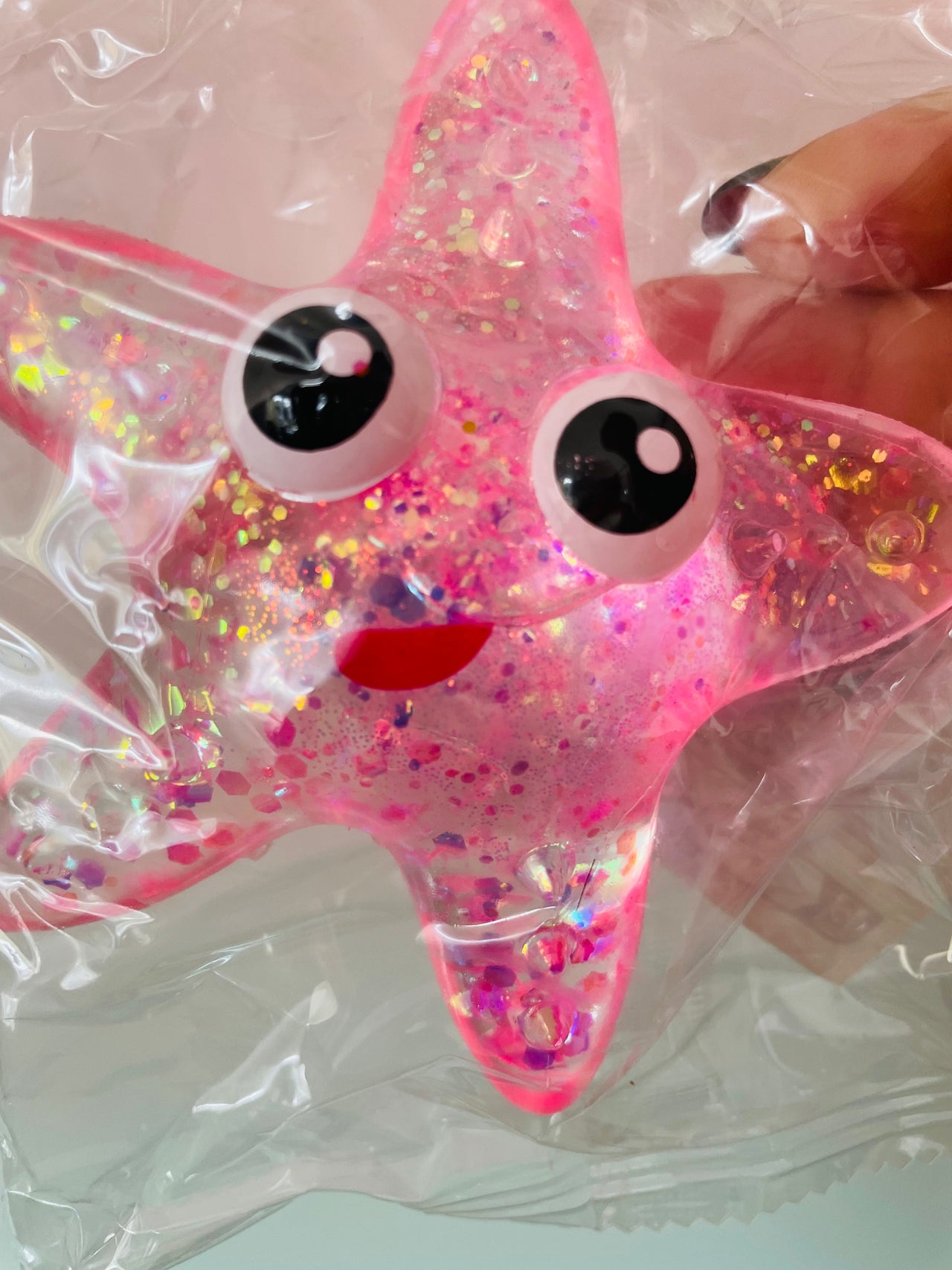 Pink Starfish Squishy - Sugar-Filled Sensory Toy - Neko Squish Co