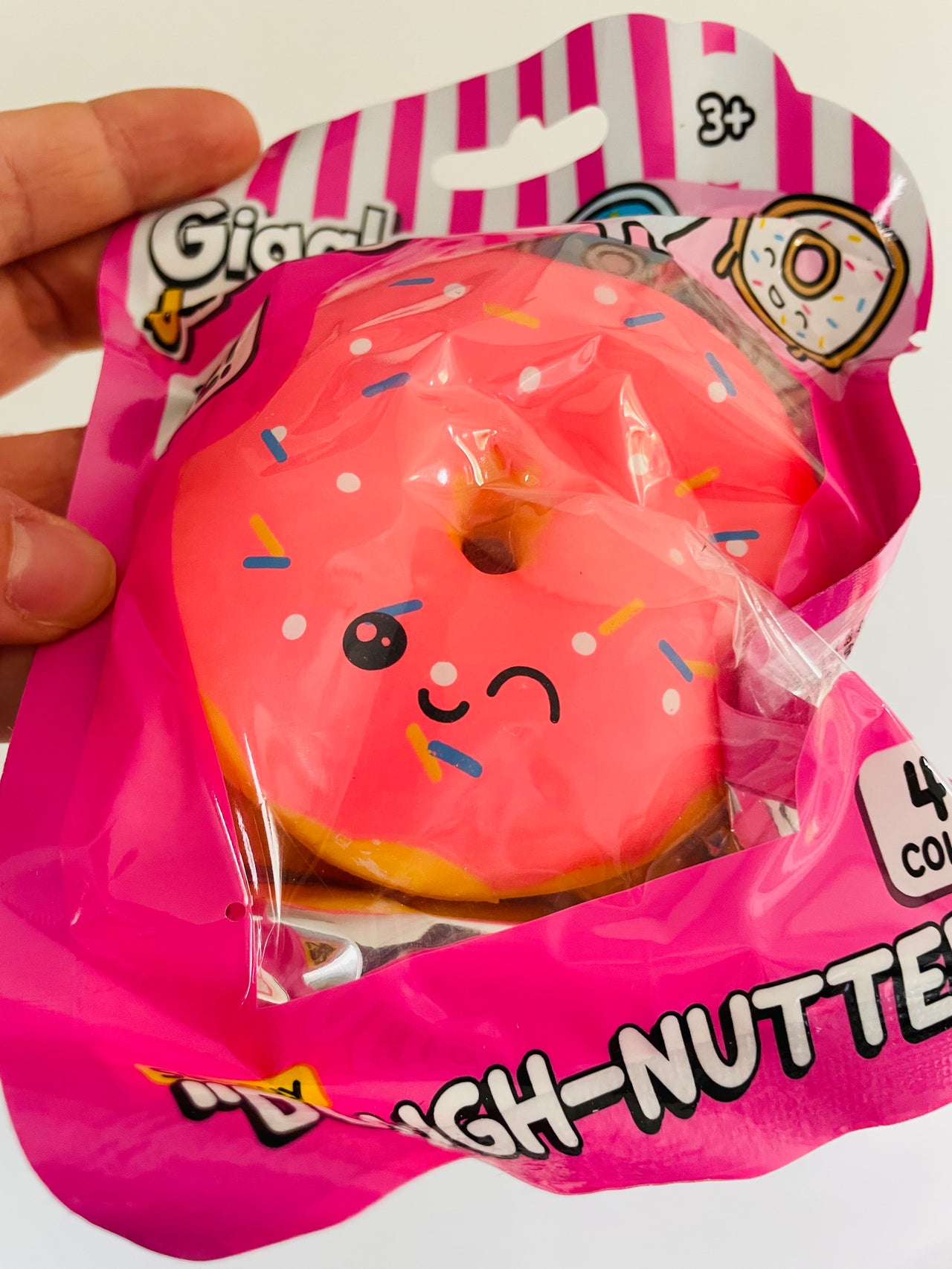 🍩💖 Bright Pink Dough-Nutterz Squishy Donut Toy