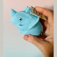 🦕💙 Squishy Dinosaur Blue Triceratops Sensory Toy